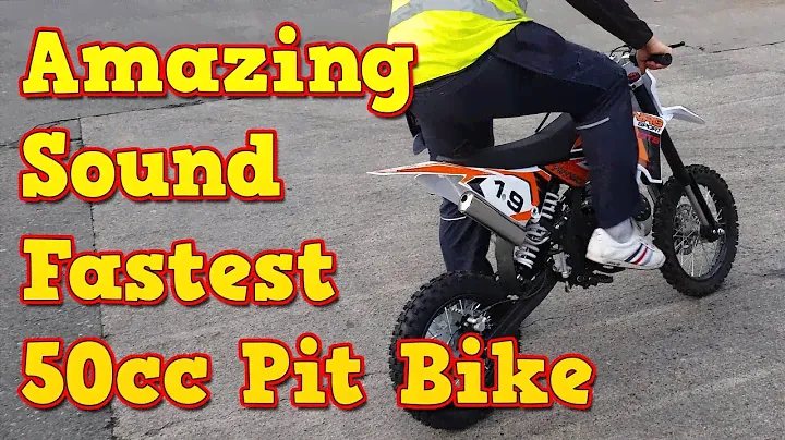 Amazing Sound of Fastest 50cc Dirt Bike - KTM Replica NGR50 GTS from Nitro Motors