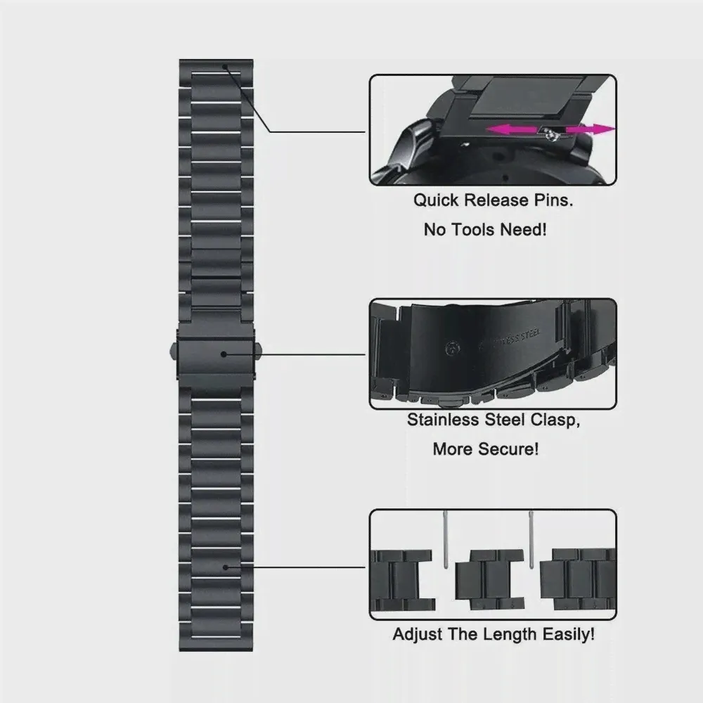 🛍 7in1 для Xiaomi Huami Amazfit GTS ремень Металическая цепочка из нержавеющей стали с ремешком Amazfit браслет часы звуковой сигнал протектор экрана с блестками
