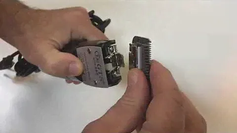 Colocación cabezal cuchillas esquiladora typeoster gts 888